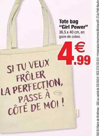 Tote bag "Girl Power"