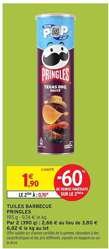 TUILES BARBECUE PRINGLES