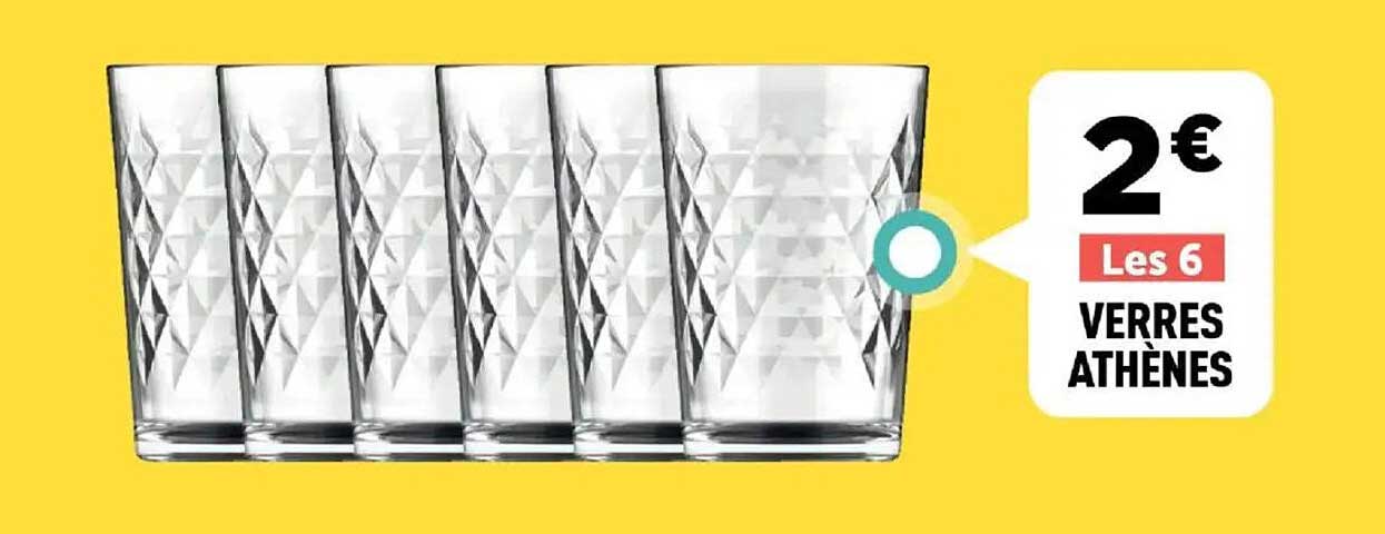 VERRES ATHÈNES