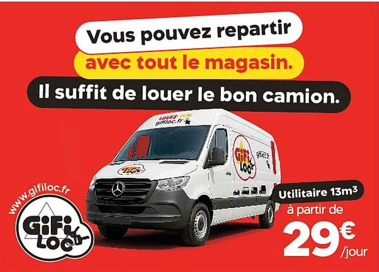 Vous pouvez repartir avec tout le magasin.