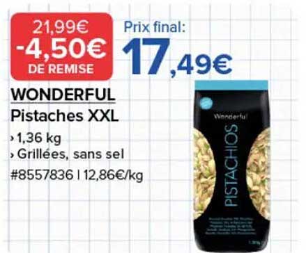 WONDERFUL Pistaches XXL