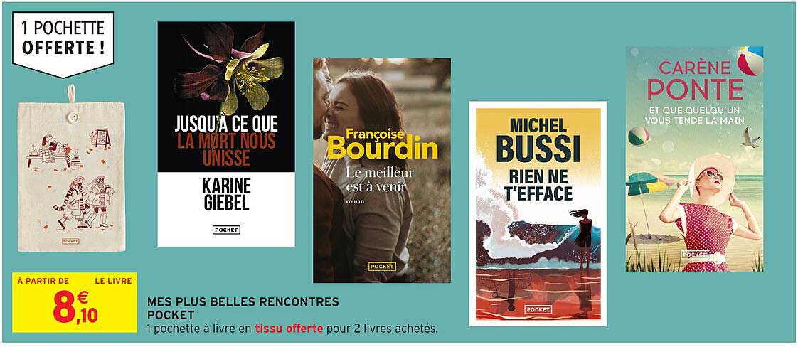 1 pochette offerte !