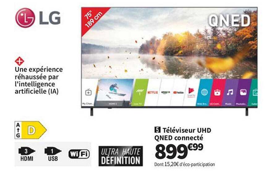 5 Téléviseur UHD QNED connecté