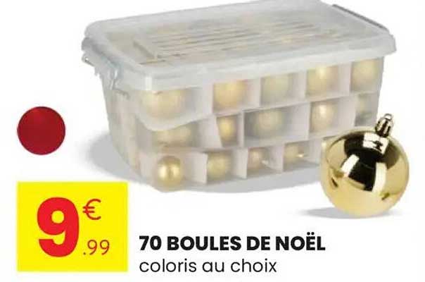 70 BOULES DE NOËL