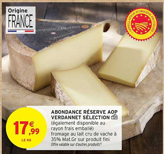ABONDANCE RÉSERVE AOP VERDANNET SÉLECTION
