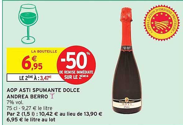 AOP ASTI SPUMANTE DOLCE ANDREA BERRO
