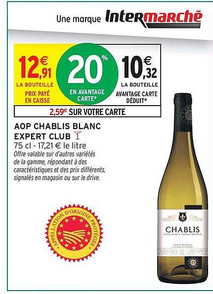 AOP CHABLIS BLANC EXPERT CLUB