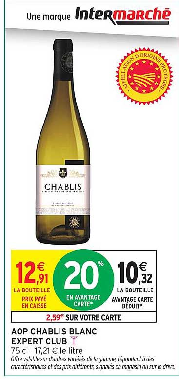 AOP CHABLIS BLANC EXPERT CLUB
