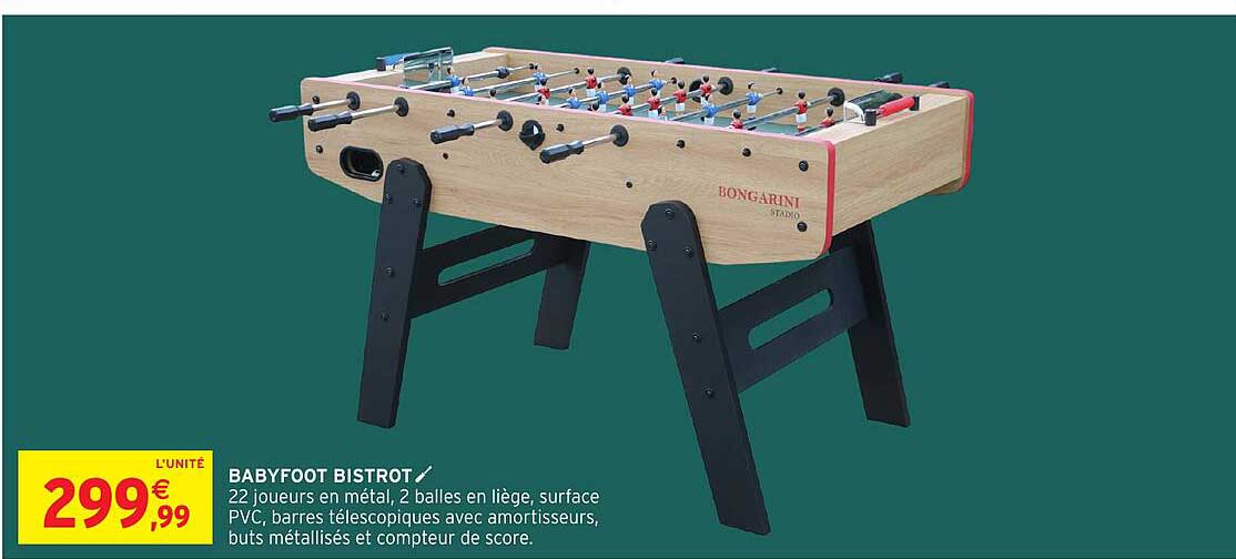 BABYFOOT BISTROT