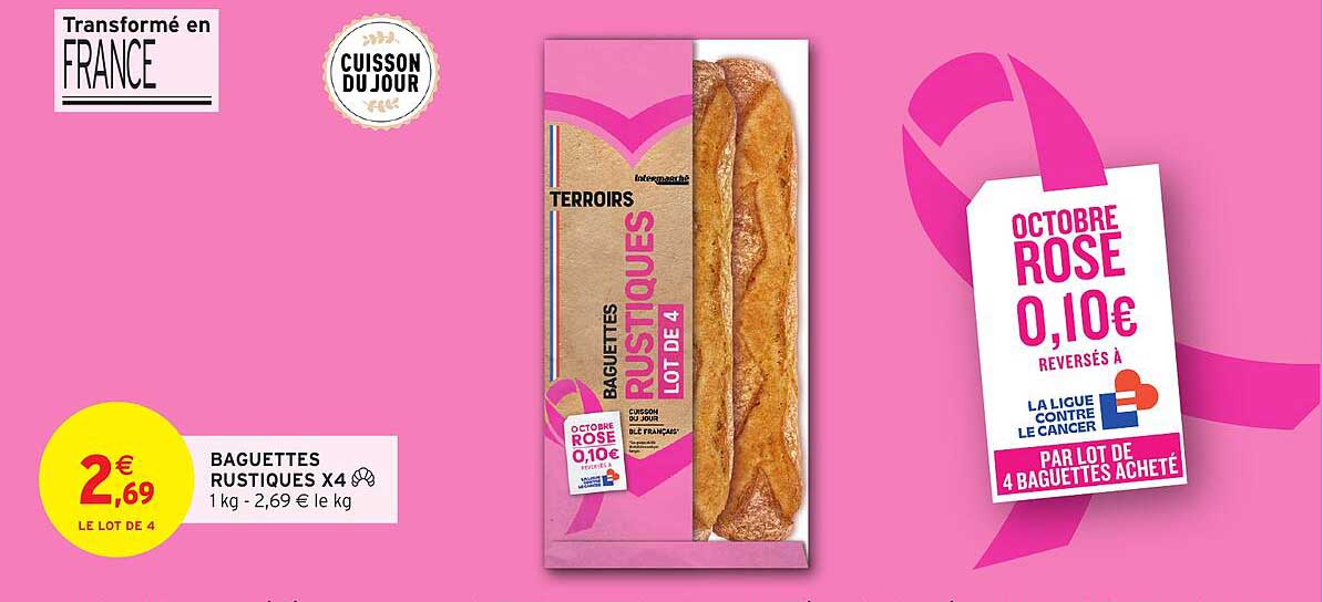 BAGUETTES RUSTIQUES X4
