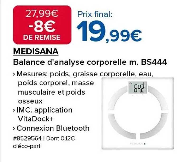 Balance d'analyse corporelle m. BS444