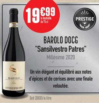 BAROLO DOCG "Sansilvestro Patres"