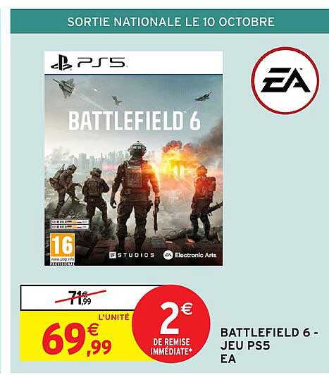 BATTLEFIELD 6 - JEU PS5 EA