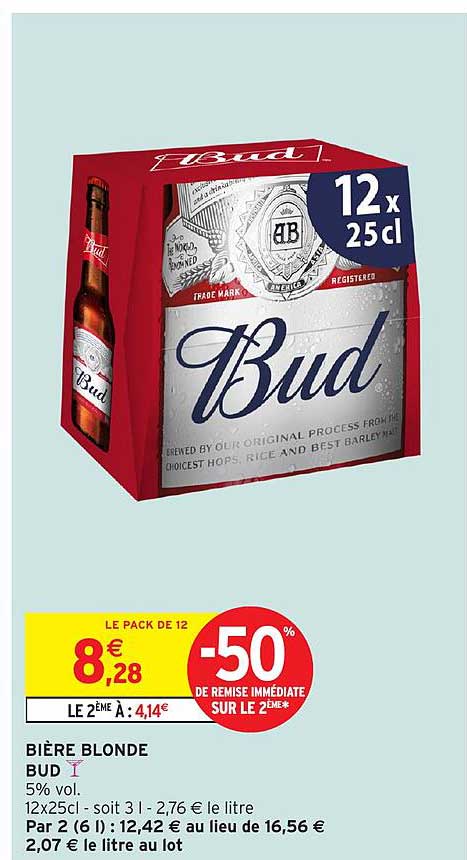 Bière Blonde Bud