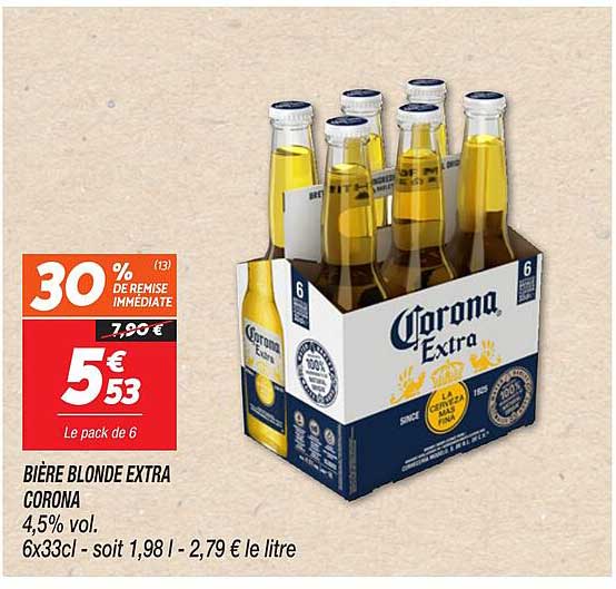 BIÈRE BLONDE EXTRA CORONA