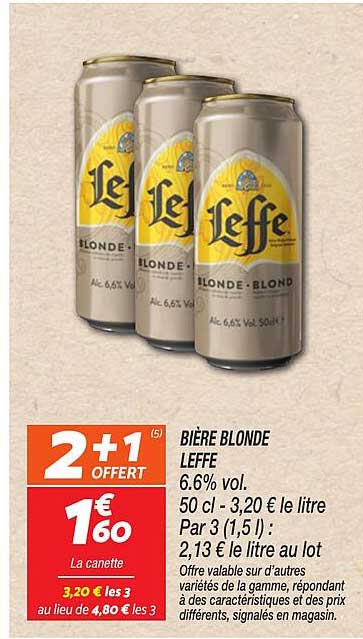 Bière Blonde Leffe