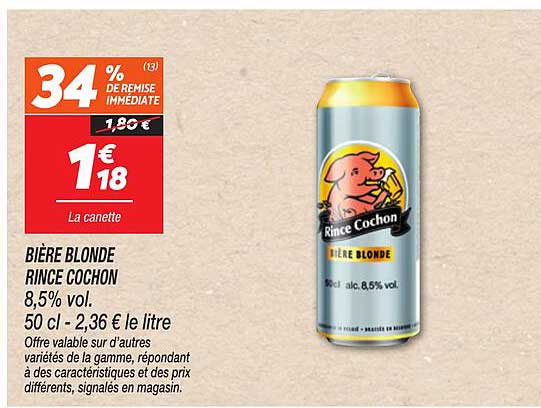 Bière Blonde Rince Cochon