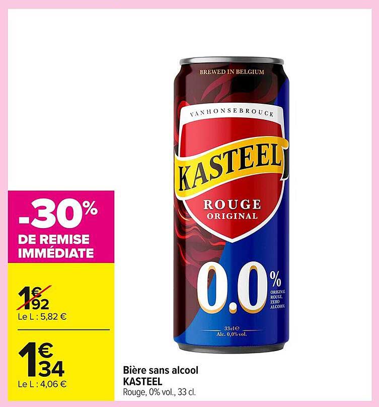 Bière sans alcool KASTEEL