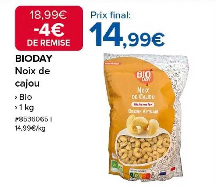 BIODAY Noix de cajou