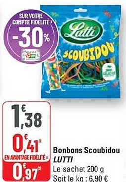 Bonbons Scoubidou LUTTI