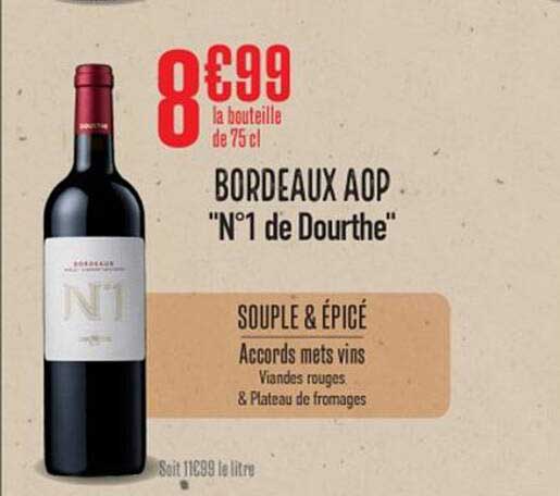 Bordeaux AOP "N°1 de Dourthe"