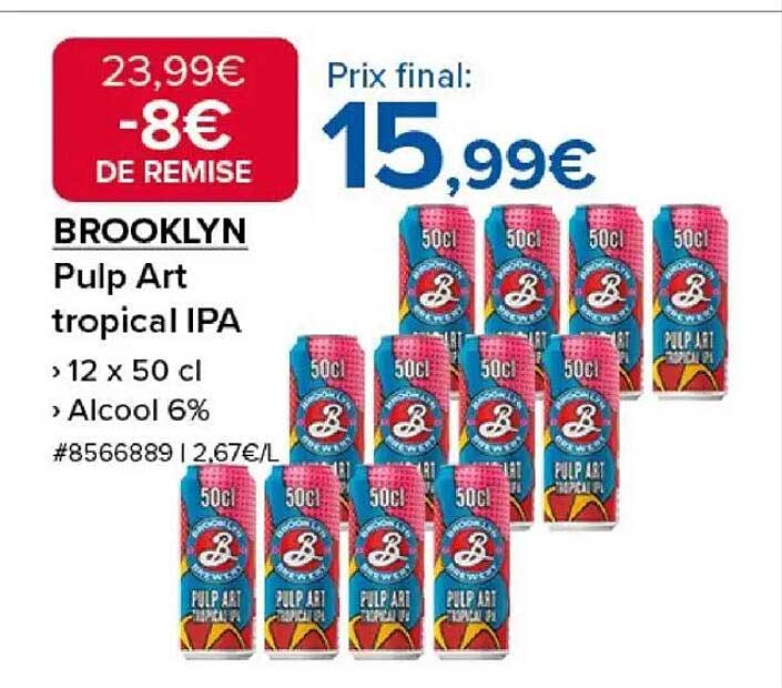 BROOKLYN Pulp Art tropical IPA