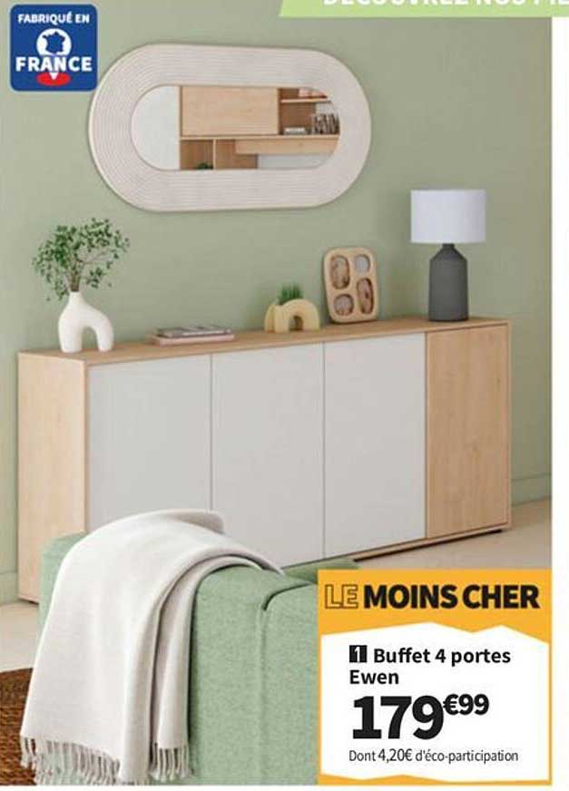Buffet 4 portes Ewen