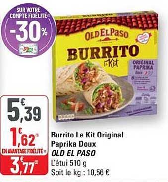 Burrito Le Kit Original Paprika Doux