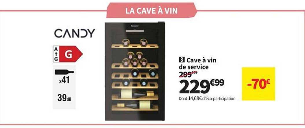Cave à vin de service