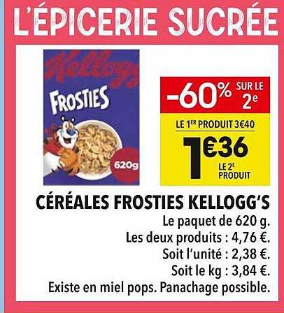 CÉRÉALES FROSTIES KELLOGG'S