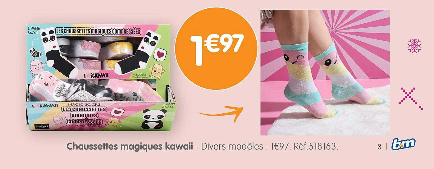 Chaussettes magiques kawaii