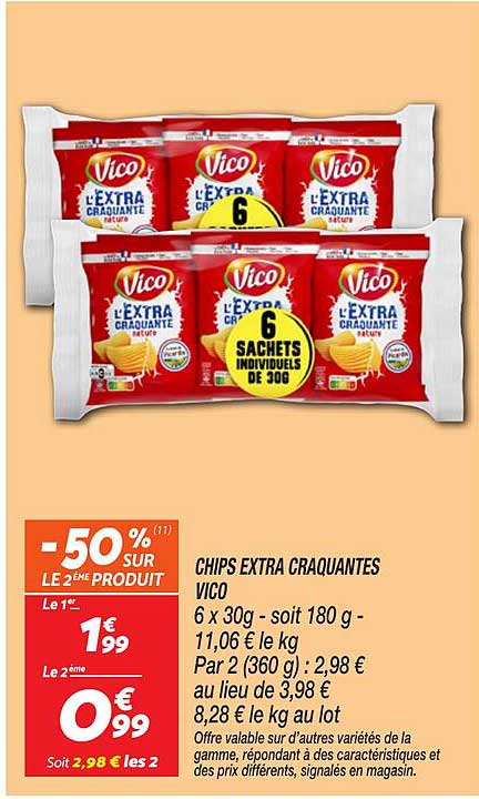 CHIPS EXTRA CRAQUANTES VICO