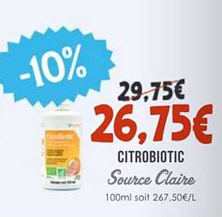 Citrobiotic - Source Claire