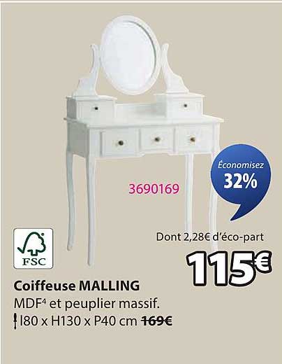 Coiffeuse MALLING