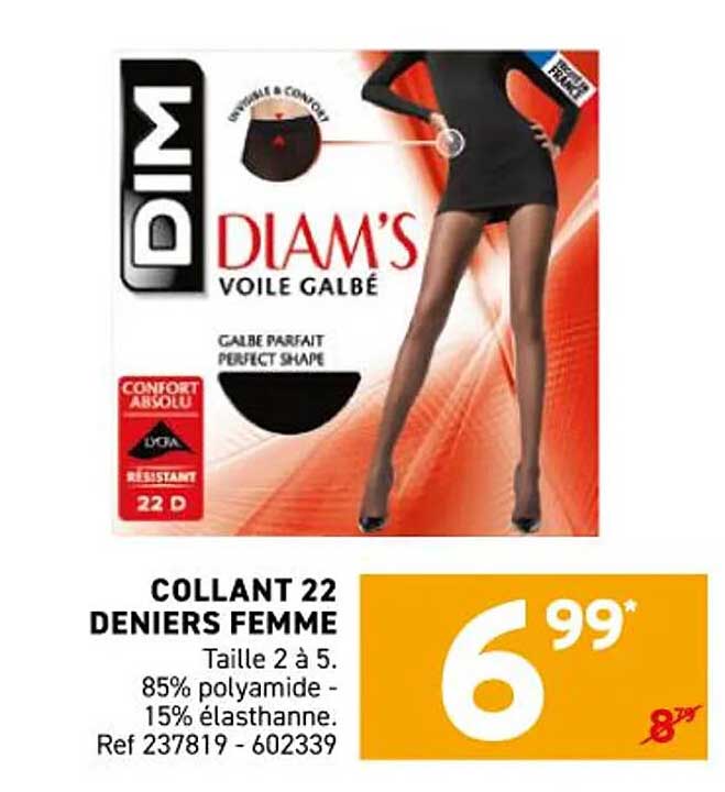 COLLANT 22 DENIERS FEMME