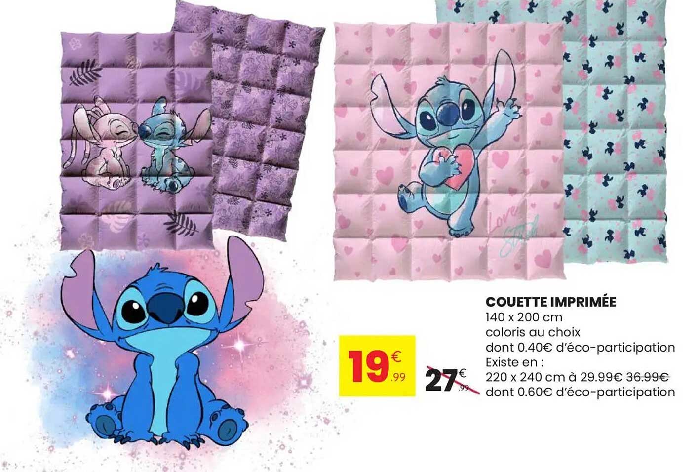 COUETTE IMPRIMÉE