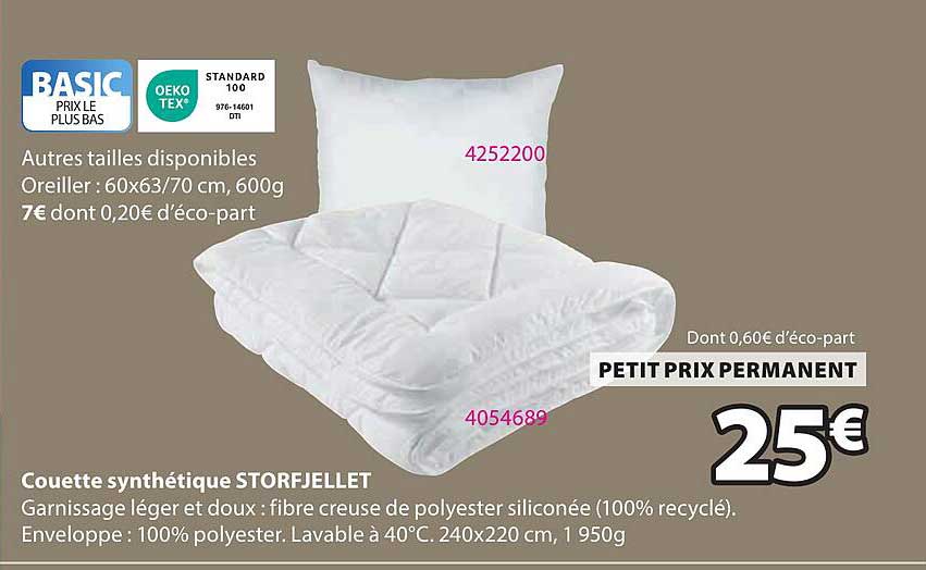 Couette synthétique STORFJELLET