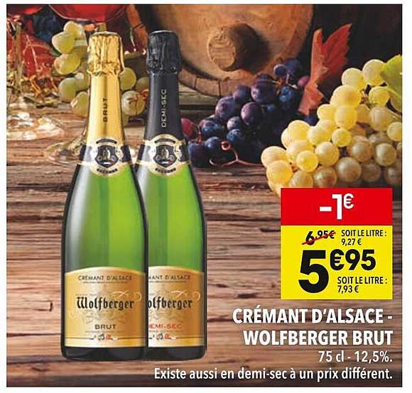 CRÉMANT D'ALSACE - WOLFBERGER BRUT