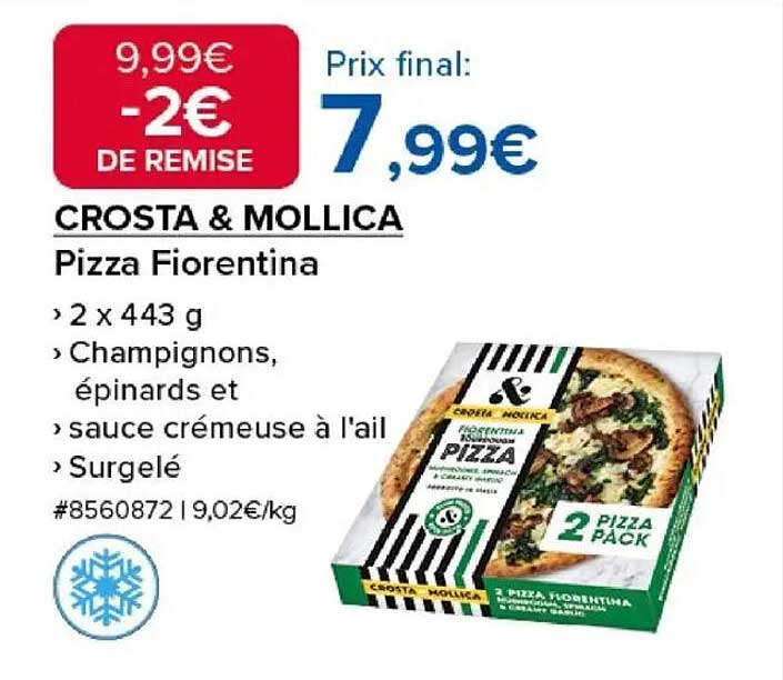CROSTA & MOLLICA Pizza Fiorentina