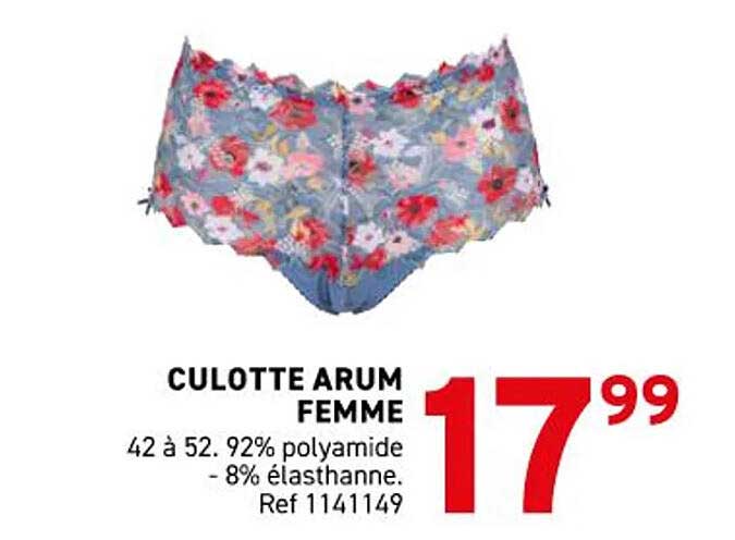 CULOTTE ARUM FEMME