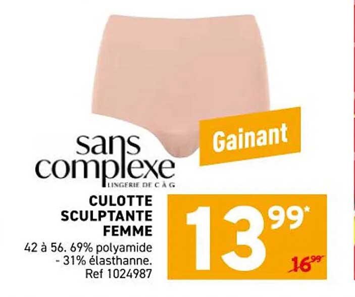 CULOTTE SCULPTANTE FEMME