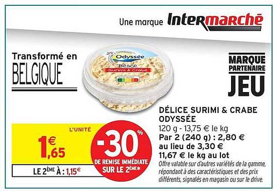 DÉLICE SURIMI & CRABE ODYSSÉE