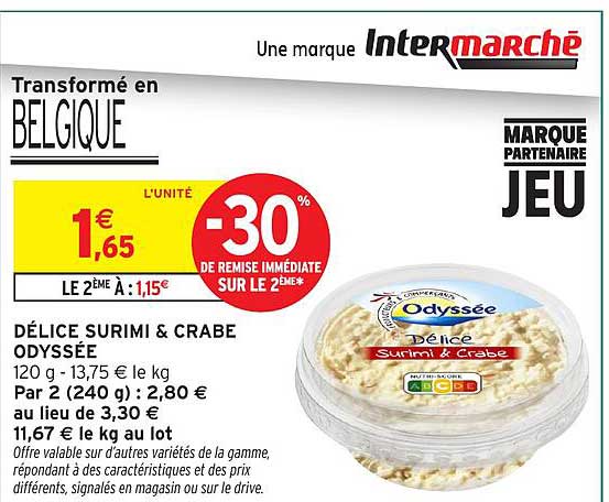 DÉLICE SURIMI & CRABE ODYSSÉE