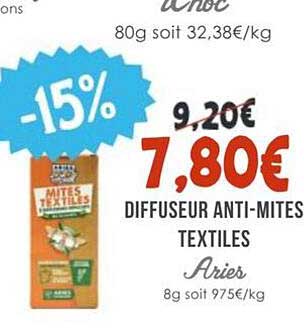 DIFFUSEUR ANTI-MITES TEXTILES Aries