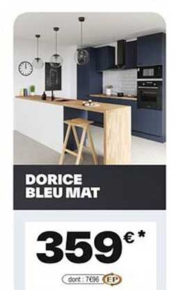 DORICE BLEU MAT