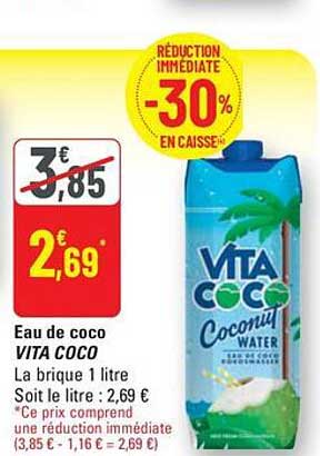 Eau de coco VITA COCO