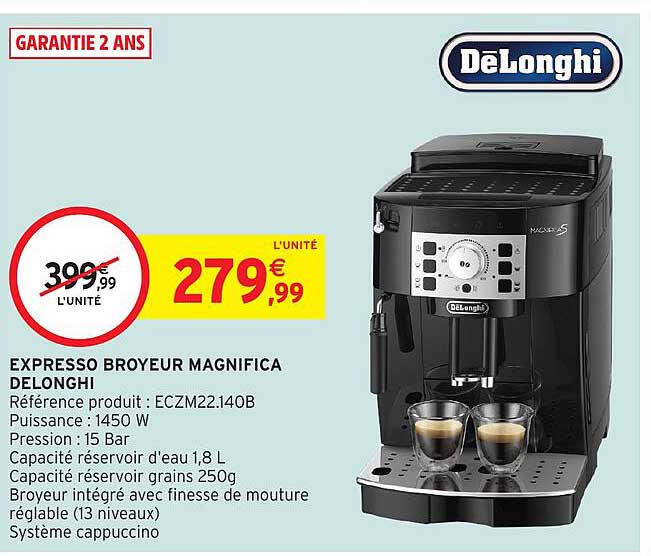 EXPRESSO BROYEUR MAGNIFICA DELONGHI