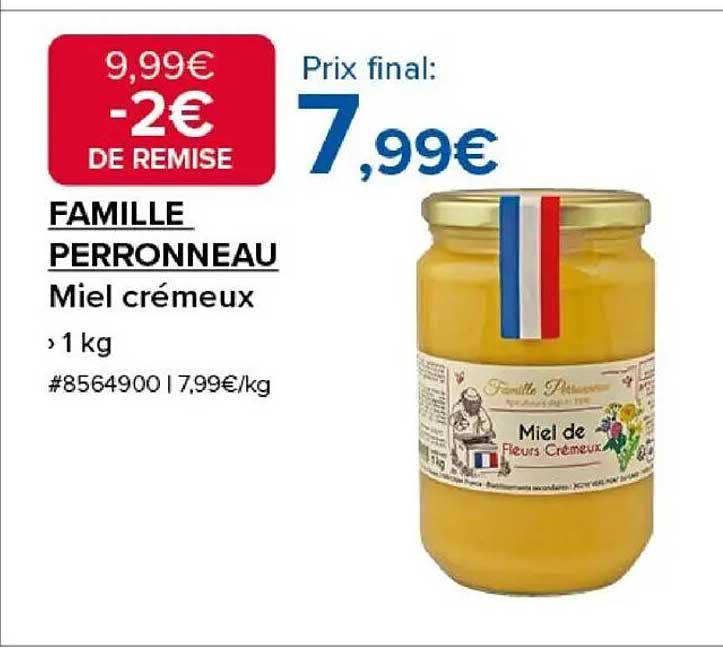 FAMILLE PERRONNEAU Miel crémeux