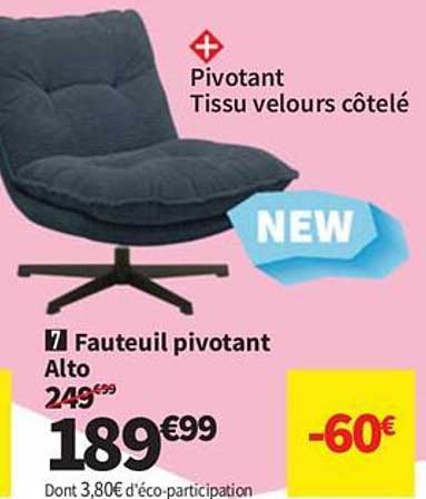 Fauteuil pivotant Alto