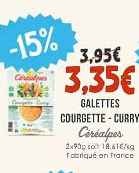 Galettes Courgette - Curry